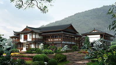 不同風(fēng)格、類型的建筑及其建筑不同部位的植物配置